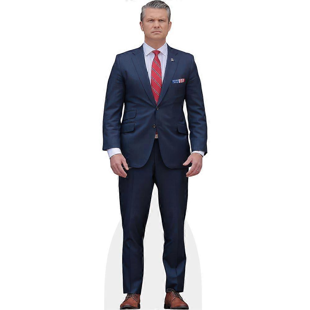 Peter Hegseth  (Suit) Cardboard Cutout (lifesize OR mini size). Standee. Stand Up.