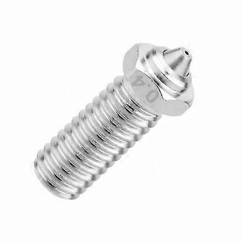 0.4mm Bimetal Nozzle for 3D Printers, Plated Copper and Hardened Steel, Compatible with QIDI Q1-Pro/X-Max 3/X-Plus 3/X-Smart 3