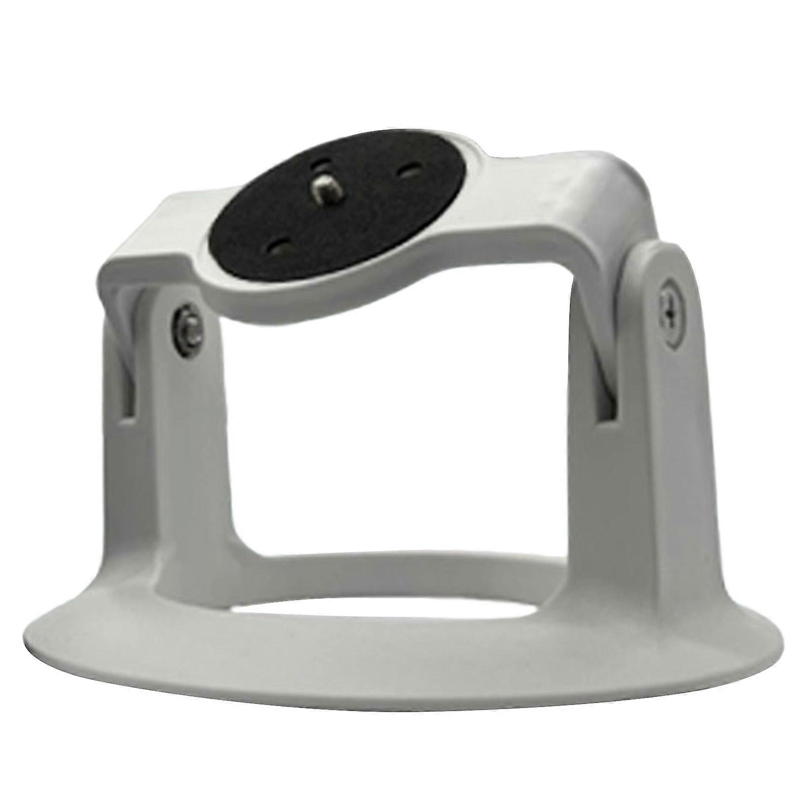 Rotating Projector Mount Stand Adjustable Height Universal Fit Durability Construction For Home Office Setups  White