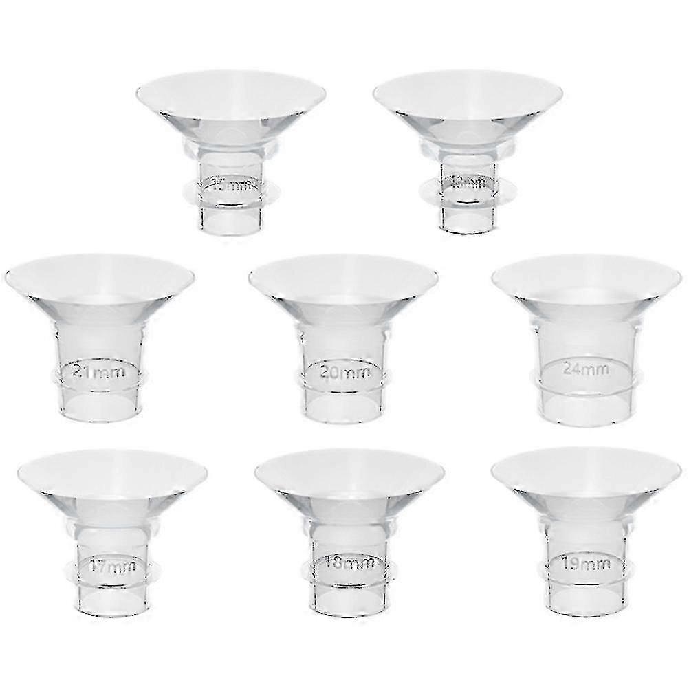 8 pcs Silicone Breast Pump Flange Inserts - Replacement Parts for Comfortable Pumping