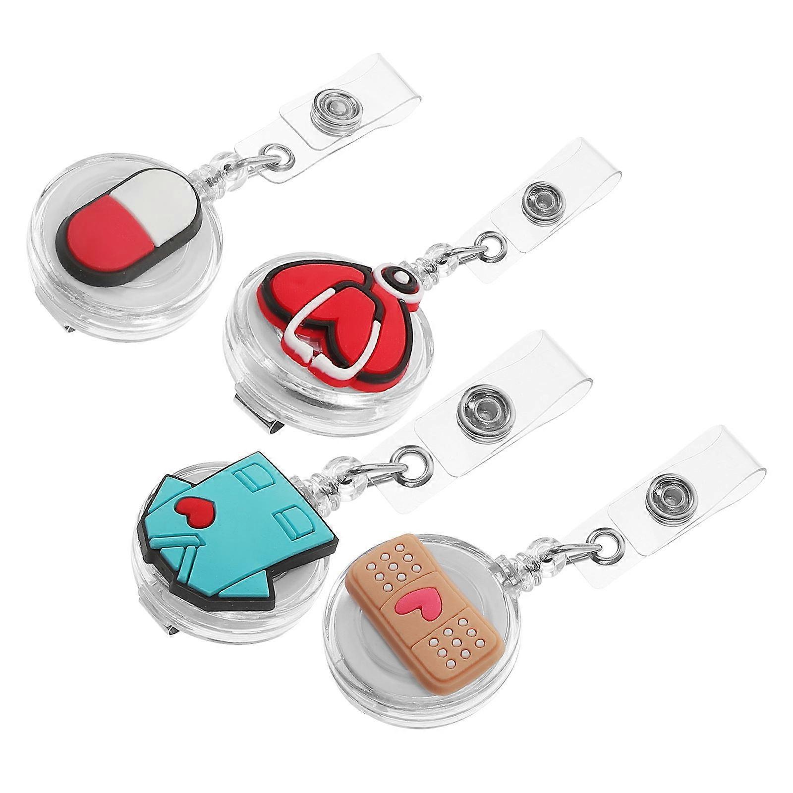 Portable Multi-Function Holder For Workers And Employees 3.93X1.18X0.47In 4Pcs