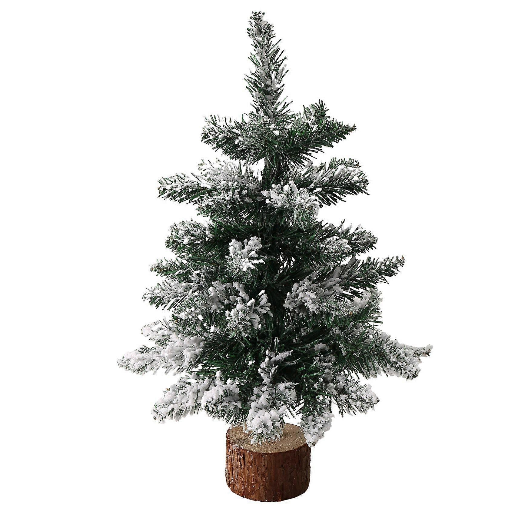 Desktop Christmas Tree Snow Flocking Artificial Christmas Tree