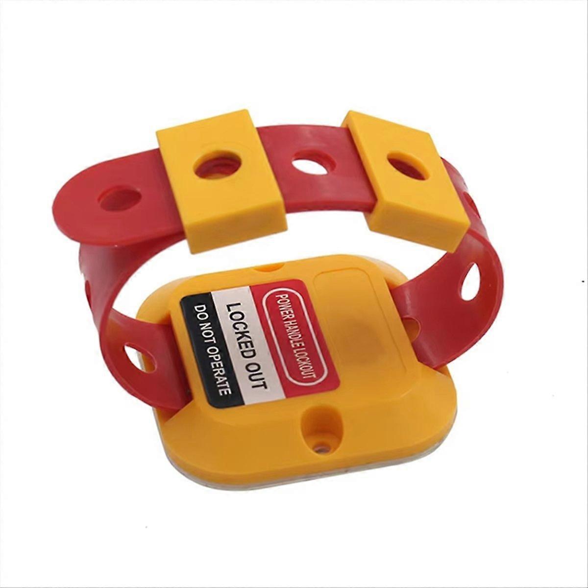 For Prevent Misoperation and Energy Isolation,Self-Adhesive Warning Mark Electrical Panel Handle Loc