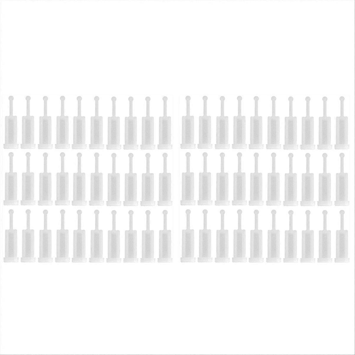 60Pcs Universal Tool Filters Disposable HVLP Feed Paint Strainers Fine Mesh, White
