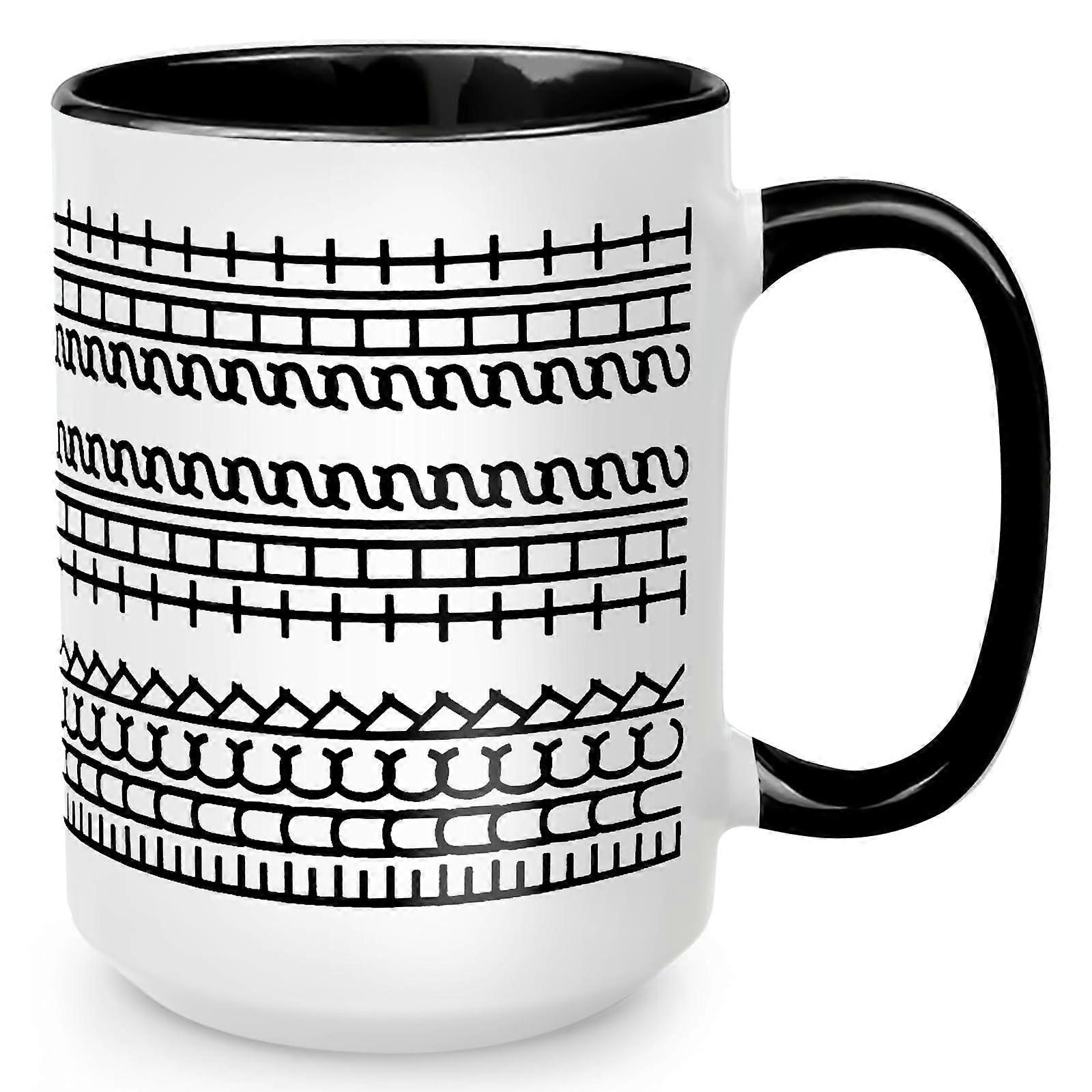 Funny Coffee Mug 15oz Hidden Message Design for Adults White Elephant Gift Ceramic Cup