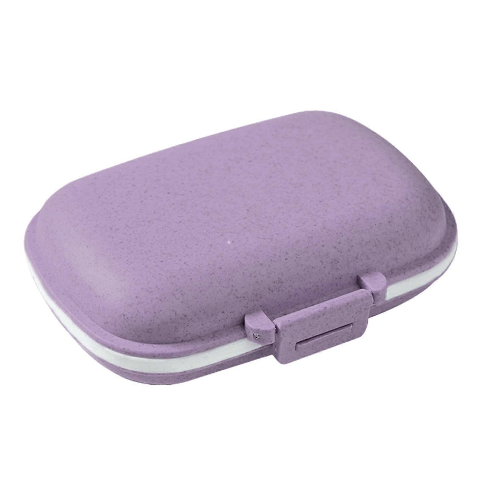 Travel Organizer 1 Pack 8 Compartments Daily Case Small Box For Pocket Purse Portable Container Organizer