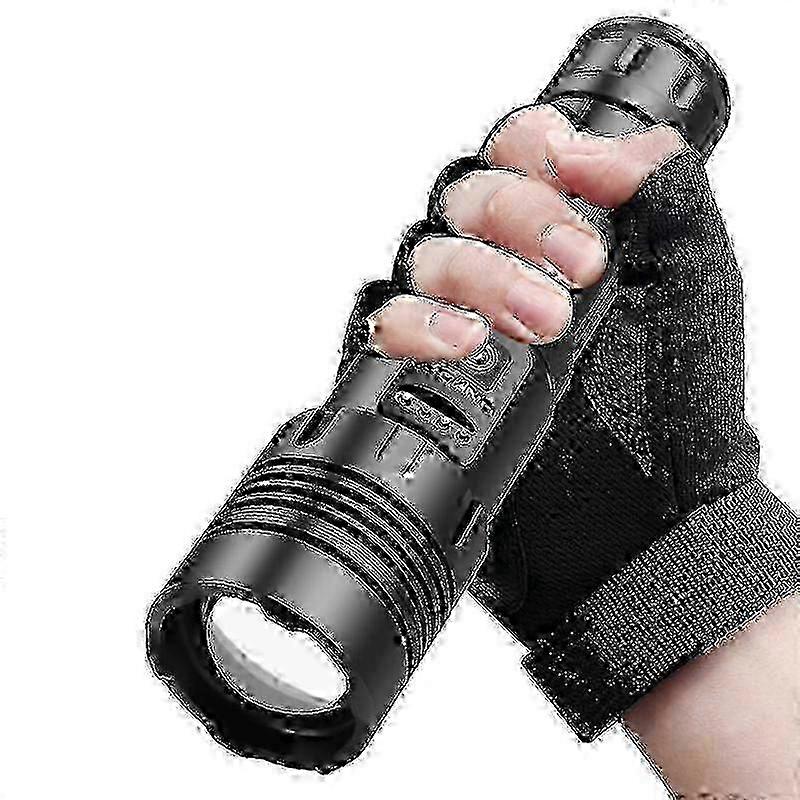 1000000 Lumens Super Bright LED Tactical Flashlight Rechargeable LED Work Light