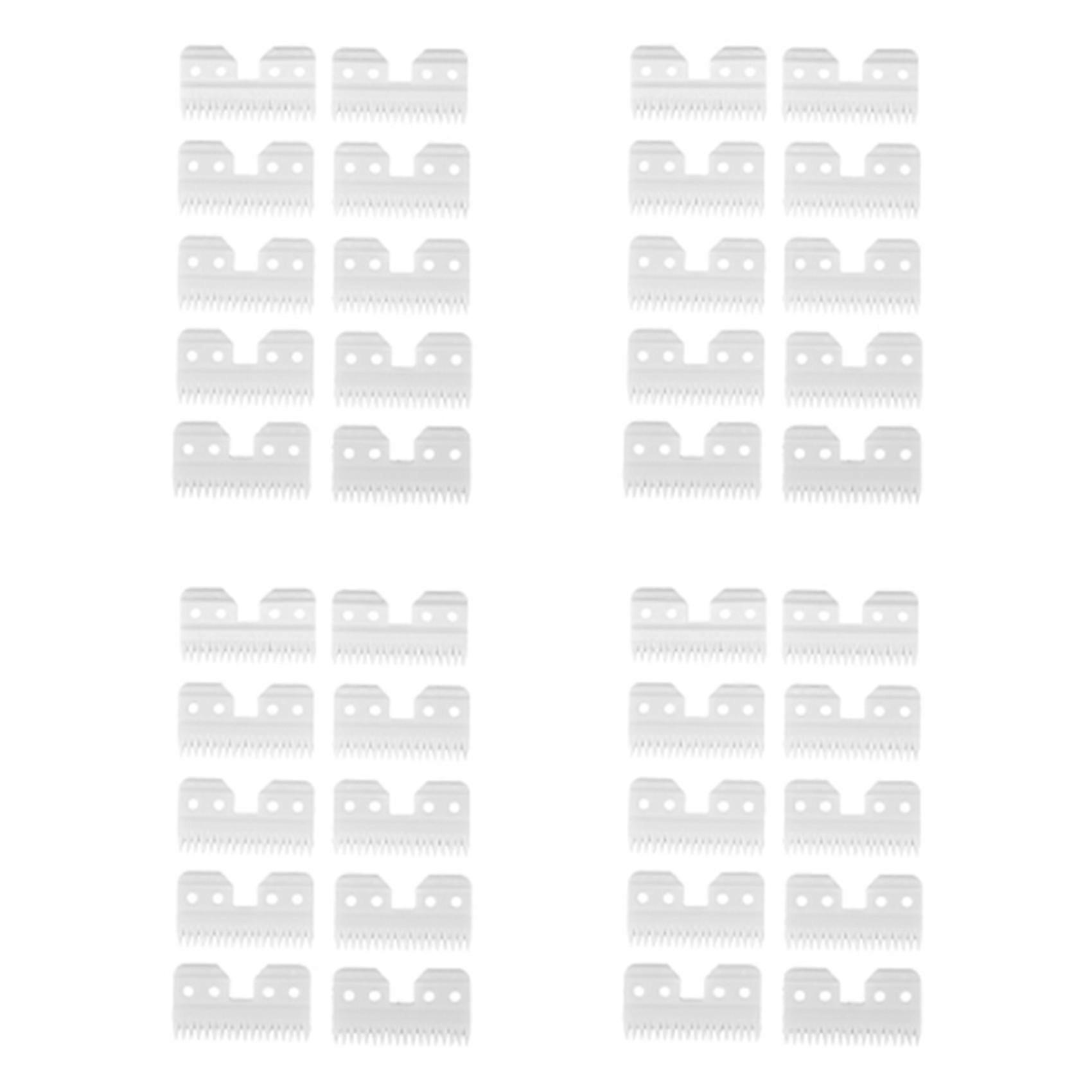 60Pcs/Lot Replaceable Ceramic 18 Teeth Pet Ceramic Clipper Cutting Blade for Oster A5 Series