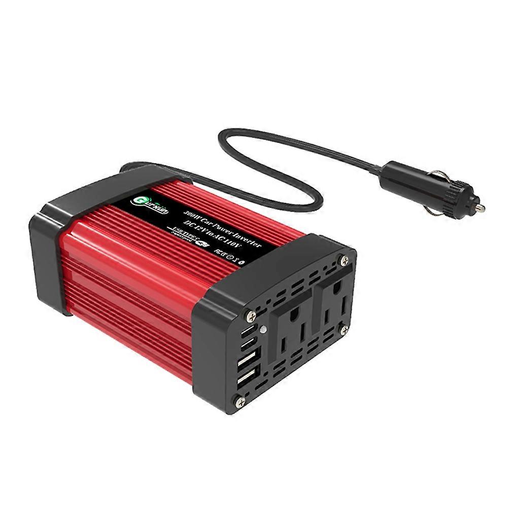 300W 12V to AC 110V 60Hz Car Inverter Car Power Tranfermer Voltage Portable Converter with LED Display US Plug