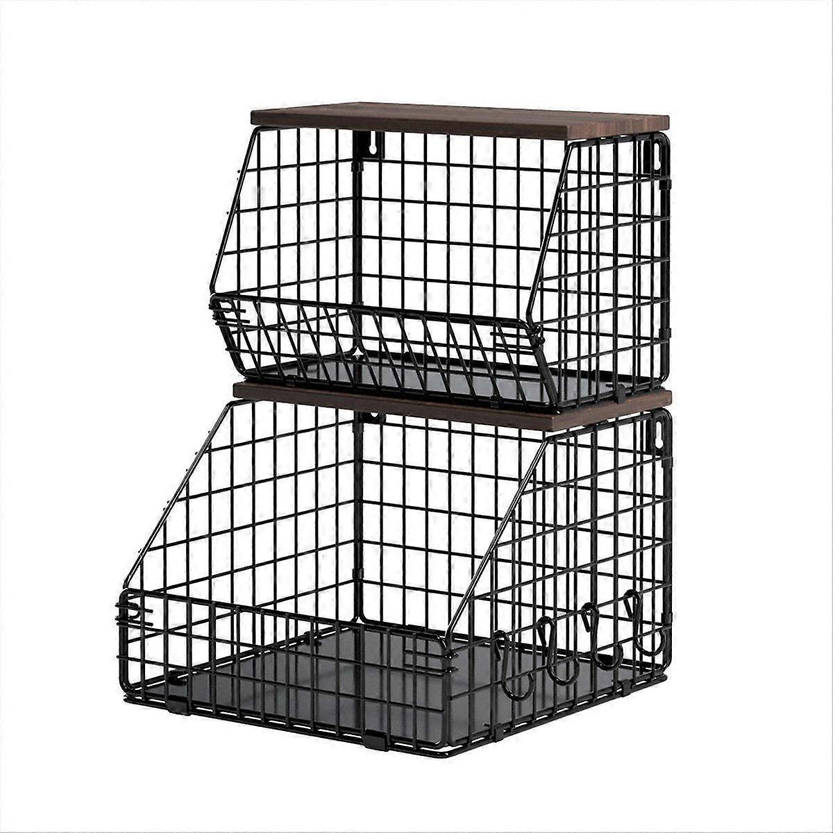 Kitchen Fruit Basket Hanging Fruit Basket Fruit & Vegetable Storage Box Snack Organizer