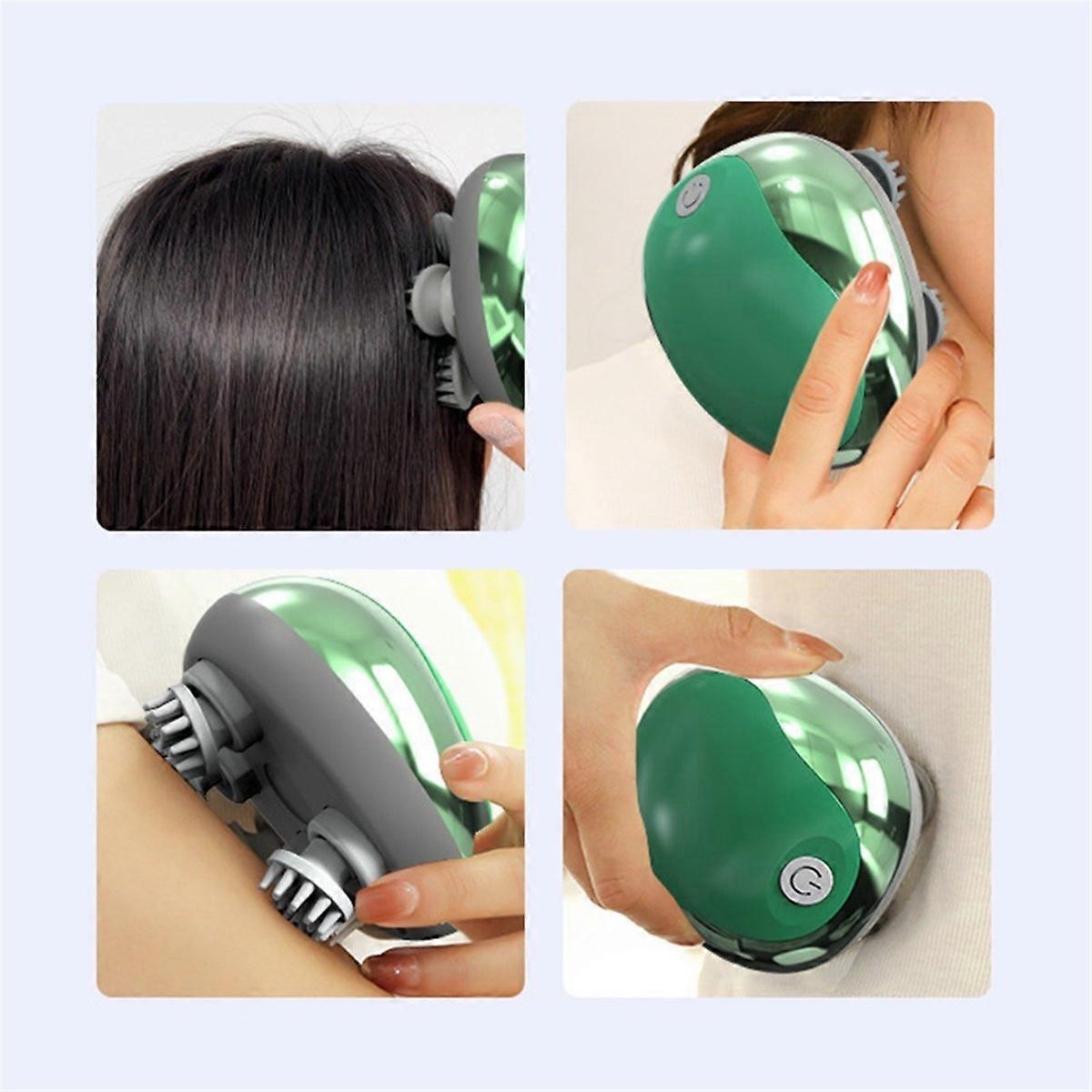 Rechargeable Multi-Claw Head Massager Full Body Kneading Vibration