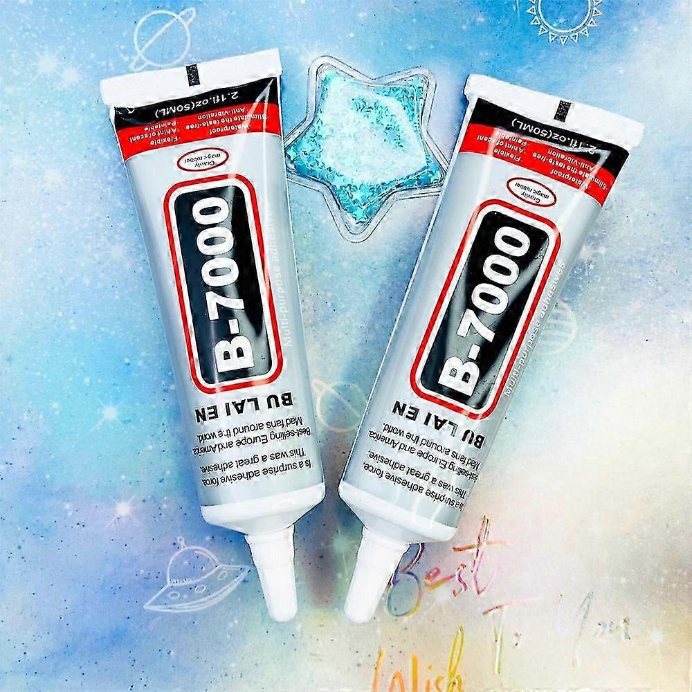 B7000 Glue Clear with Precision Tip, B7000 Rhinestone Glue Set, Craft Glues with 5-Point Pen Tool