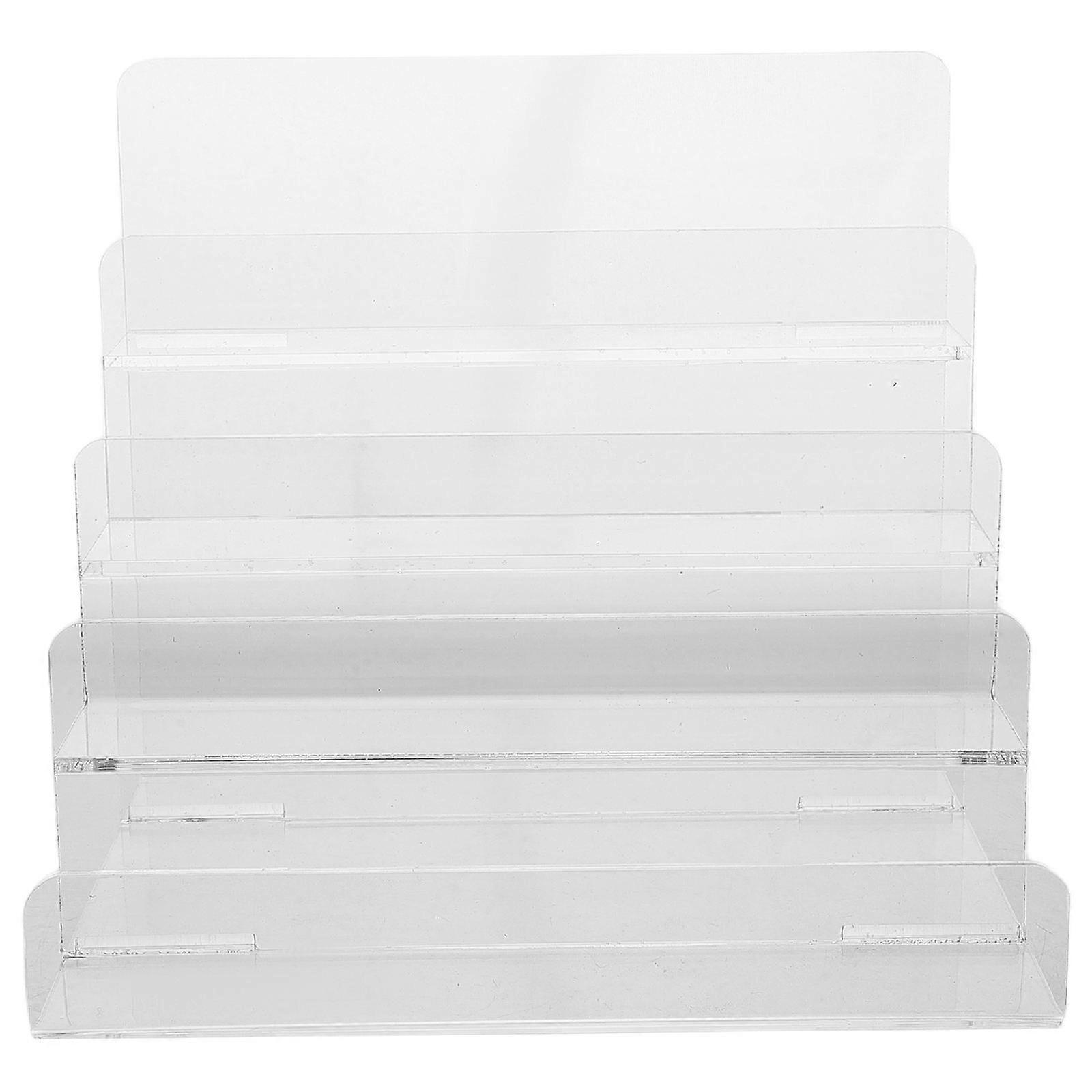 Acrylic Handbag Display Stand with High Transparency for Store Use Purse Rack Shelf Wallet Glasses Multilayered