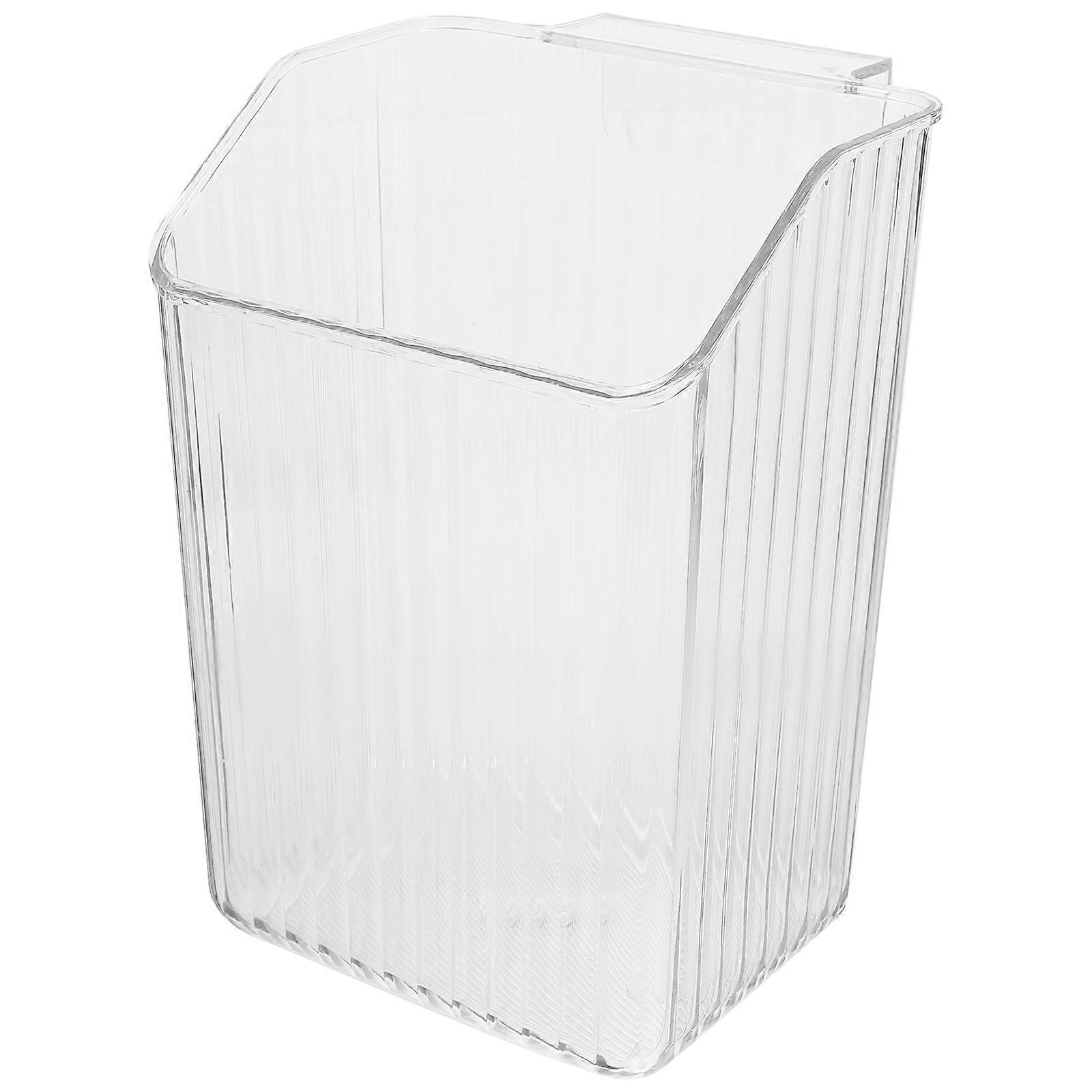 Kitchen Hanging Trash Can Plastic Waste Basket for Storage 2Pcs