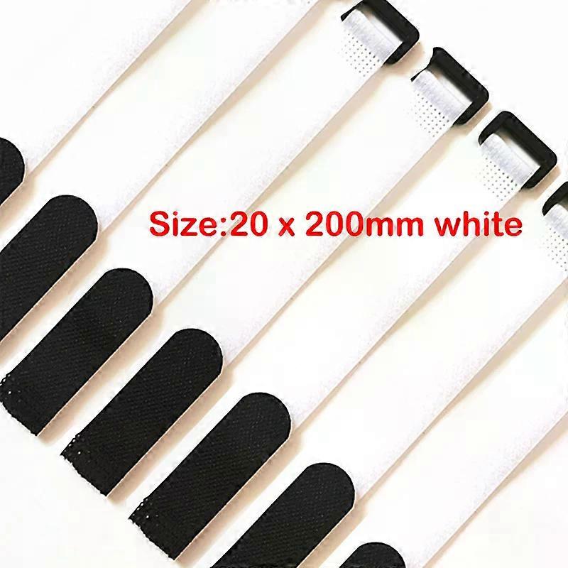 5/10Pcs Reusable Fastening Straps Hook And Loop Straps Nylon Adjustable Extension Cords Cable Tie Holder Strap Cable Management