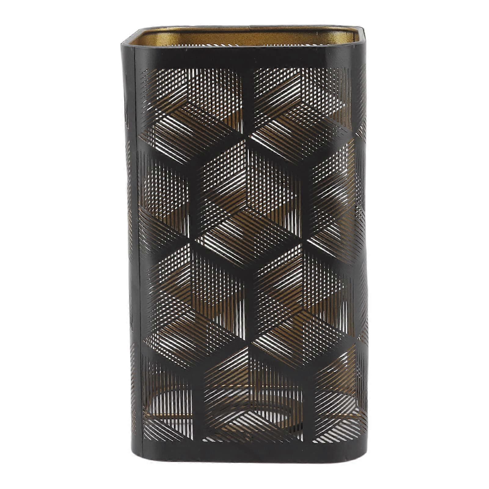 Modern Hollow Metal Lampshade with Warm Pattern Projection, Detachable for E27 E26 Bedroom Decor