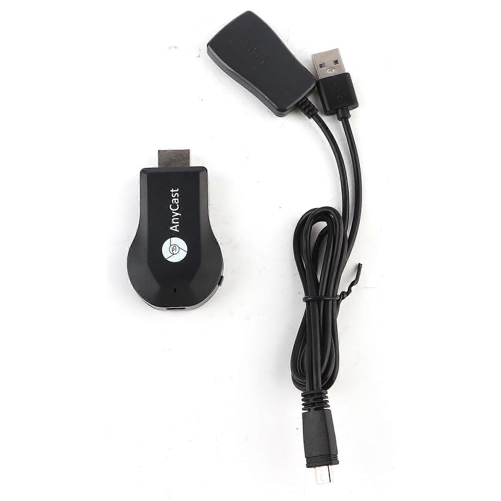 Wireless Display Adapter with HDMI, WiFi Screen Mirroring Dongle for TV and Projector, Compatible with AirPlay Miracast DLNA