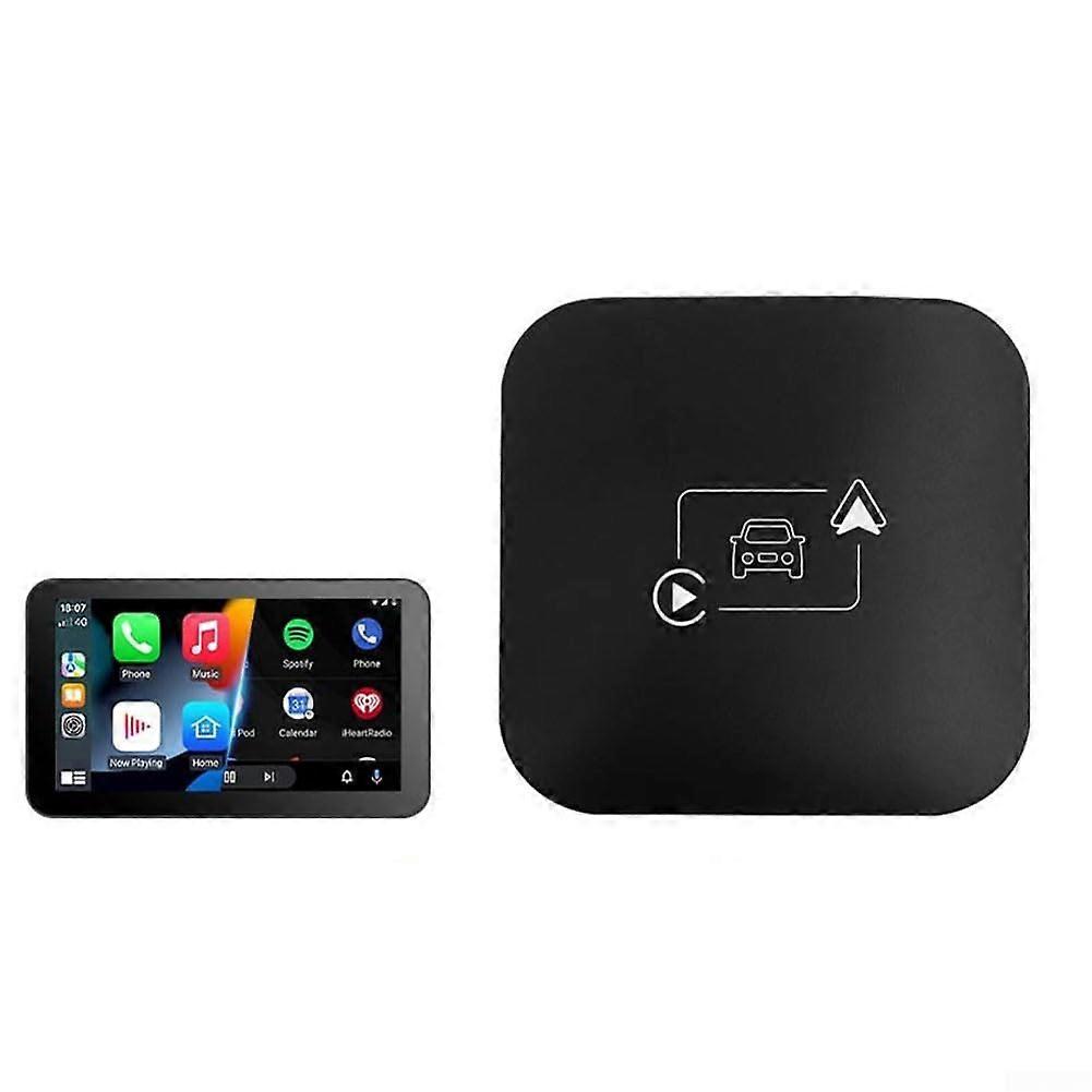Wireless CarPlay Adapter and Android Auto Compact Multimedia Box with Stable WiFi Streaming 2024