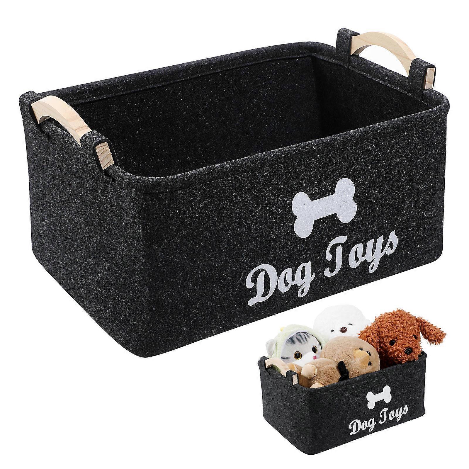 Pet Toy Accessory Bin Suitable for Storage Felt Basket Organizer