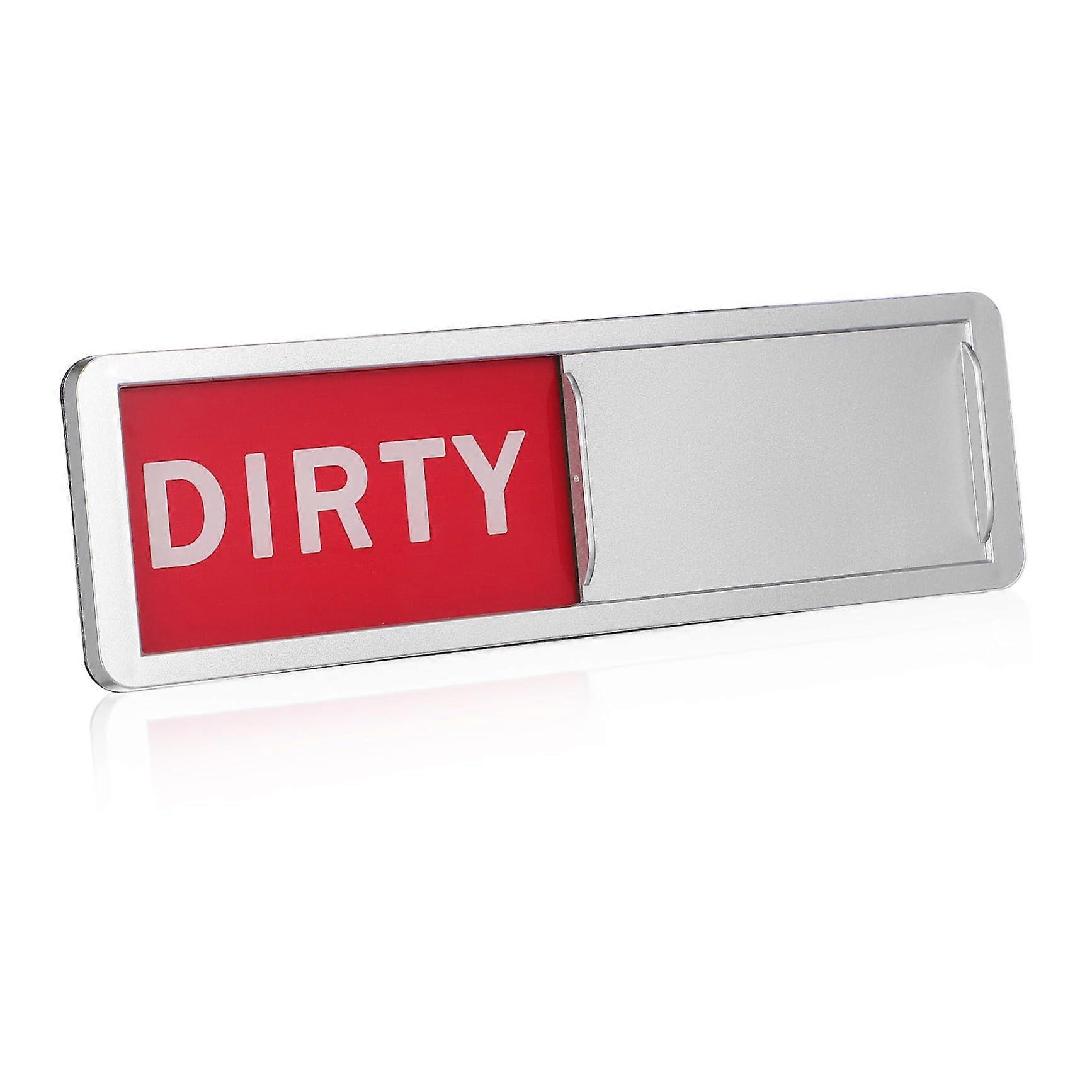 Dishwasher Magnet Clean Dirty Sign with EasyRead Status and Magnetic Secure Attachment