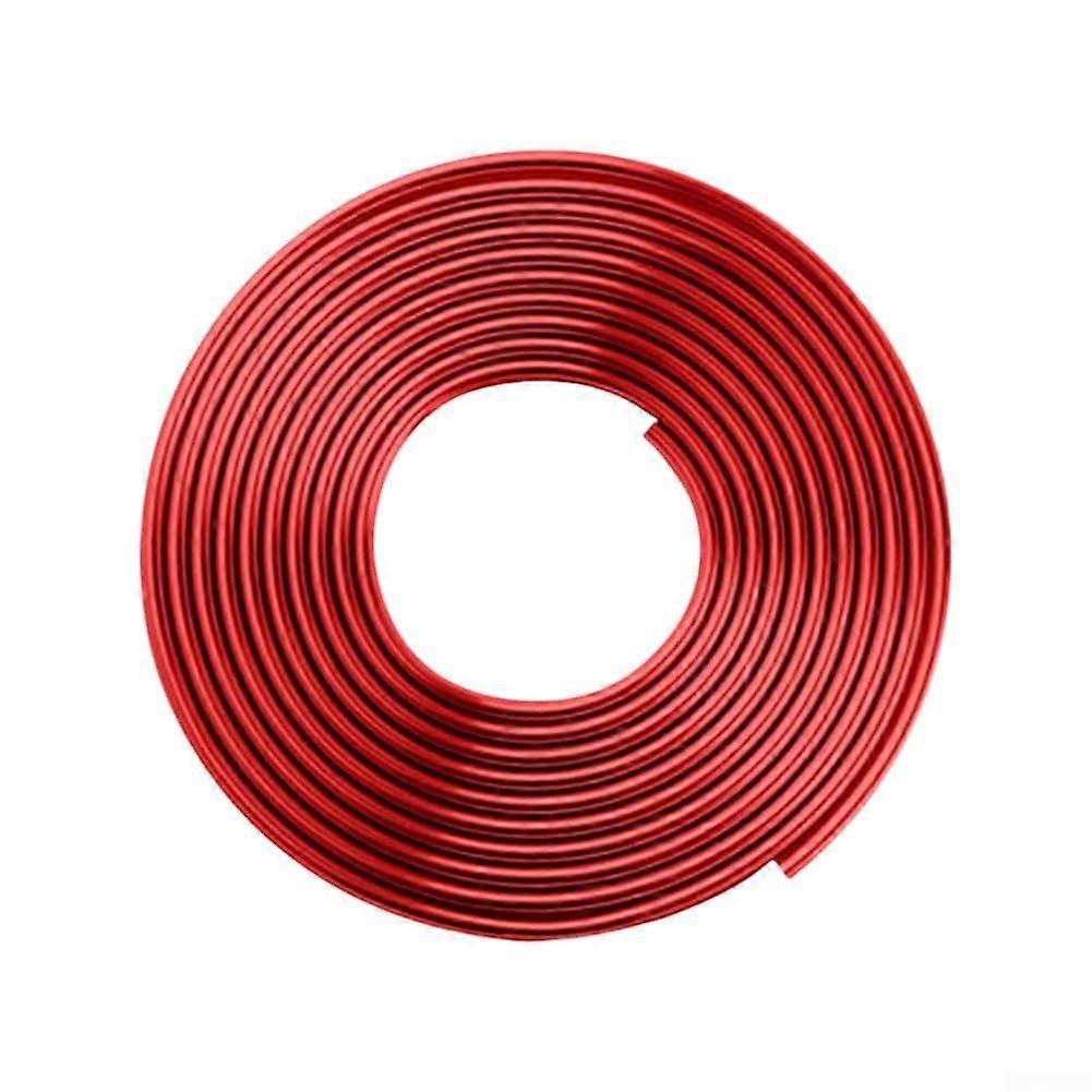 5m Car Door Edge Guard Protector Strip AntiScratch Electroplated Trim Universal Fit Red