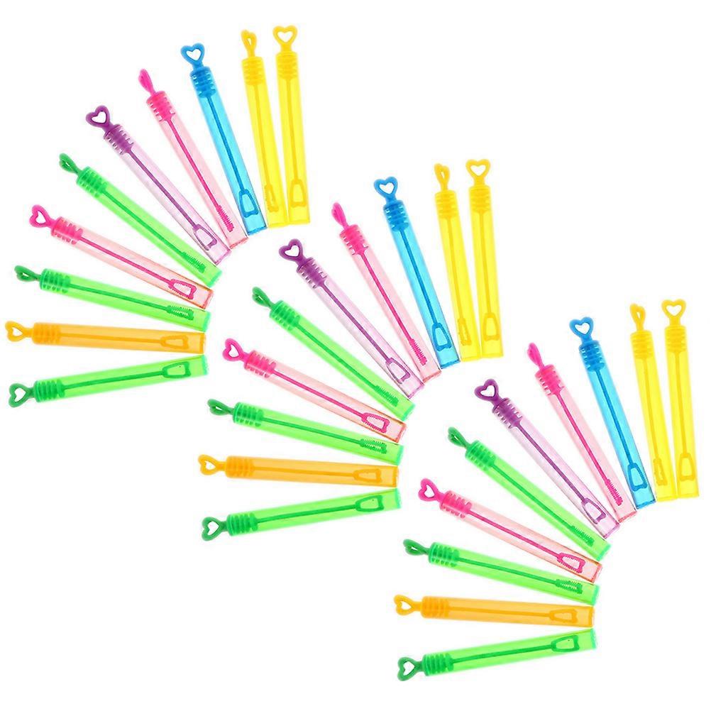 Funny Bubbles Making Empty Bottles Backyard Assorted Color for 30Pcs