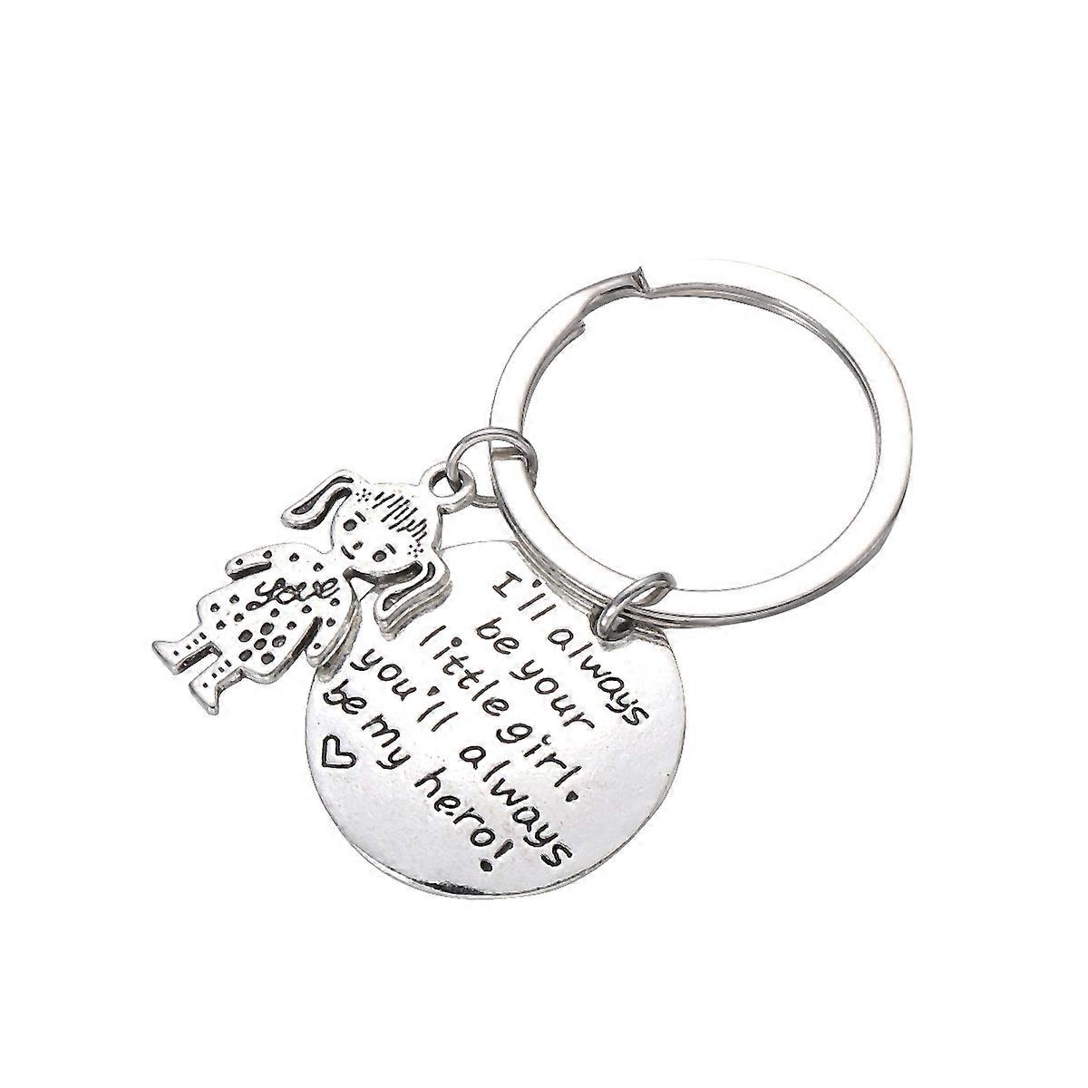 Cartoon Key Accessories Key Pendant Backpack Attachment Silver Creative Key Holder 1Pack