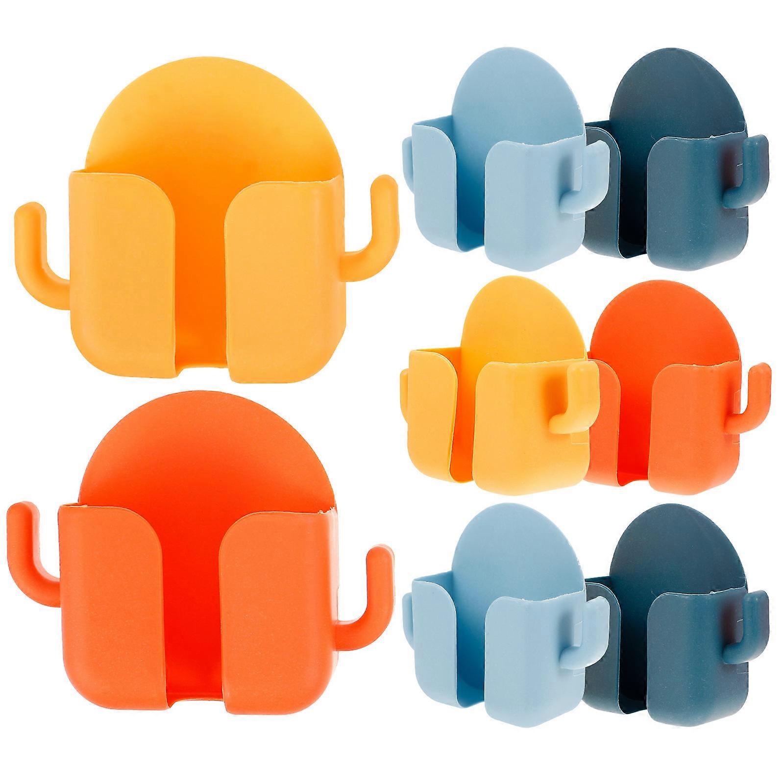 Adhesive Phone Wall Holder for Storage Use 8Pcs Assorted