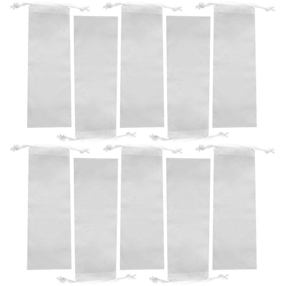 Plastic Drawstring Umbrella Bag for Wet Folding Umbrella Storage 10Pcs