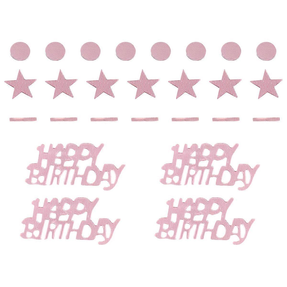 Birthday Confetti Creative Table Decoration for 1Set Golden Plastic