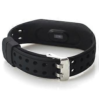 Armbåndsurrem Silikonerem til Smartarmbånd Brug 1 stk. Sort