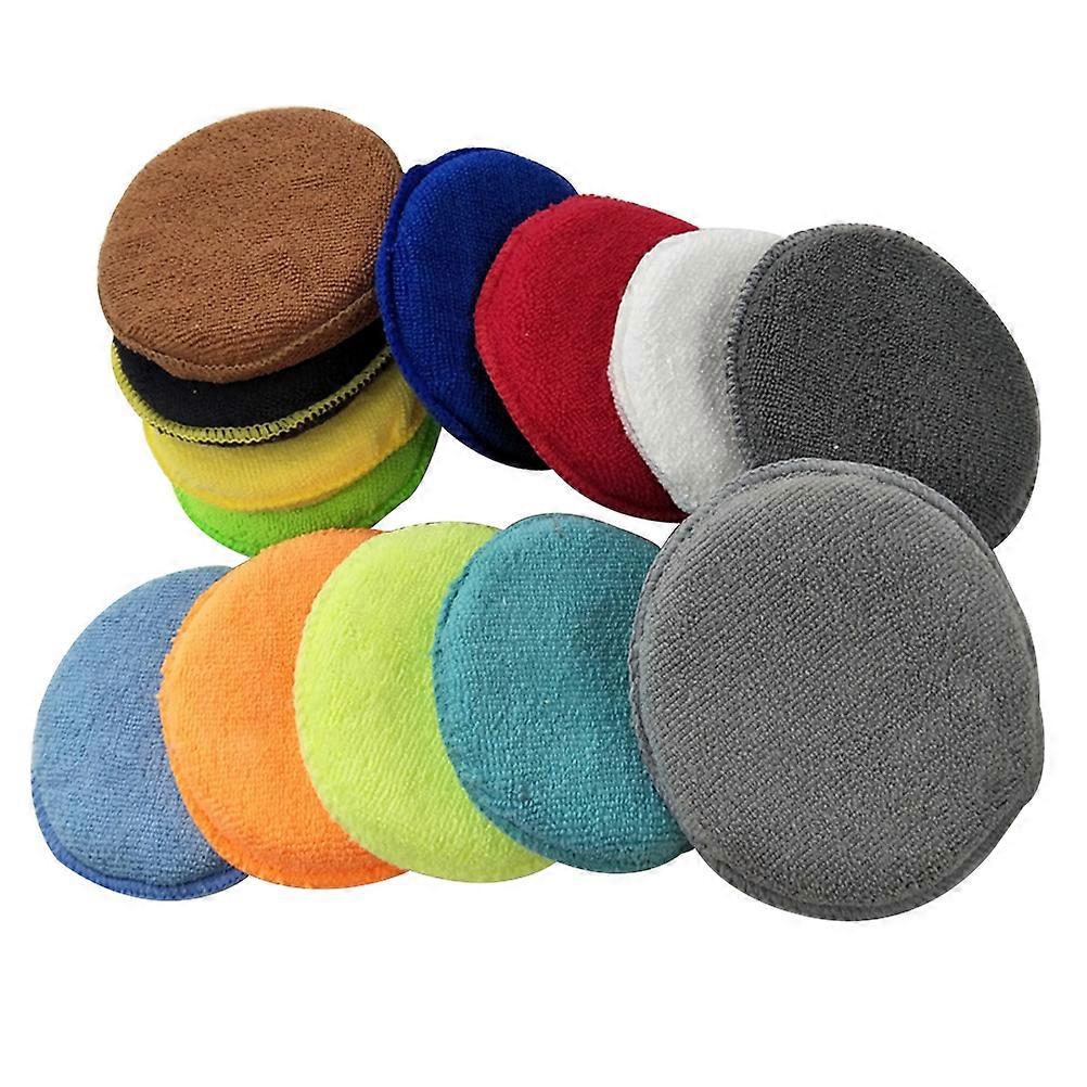 Wax Applicator Sponge for Waxing Use 10Pcs Microfiber Soft Pads