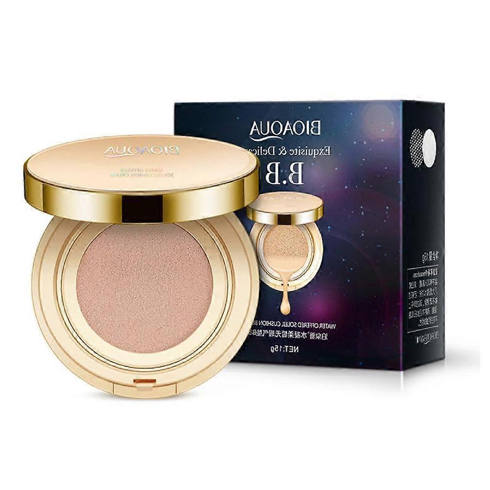 Air Cushion Foundation Full Coverage Natural Glow with Puff and Refill Compact