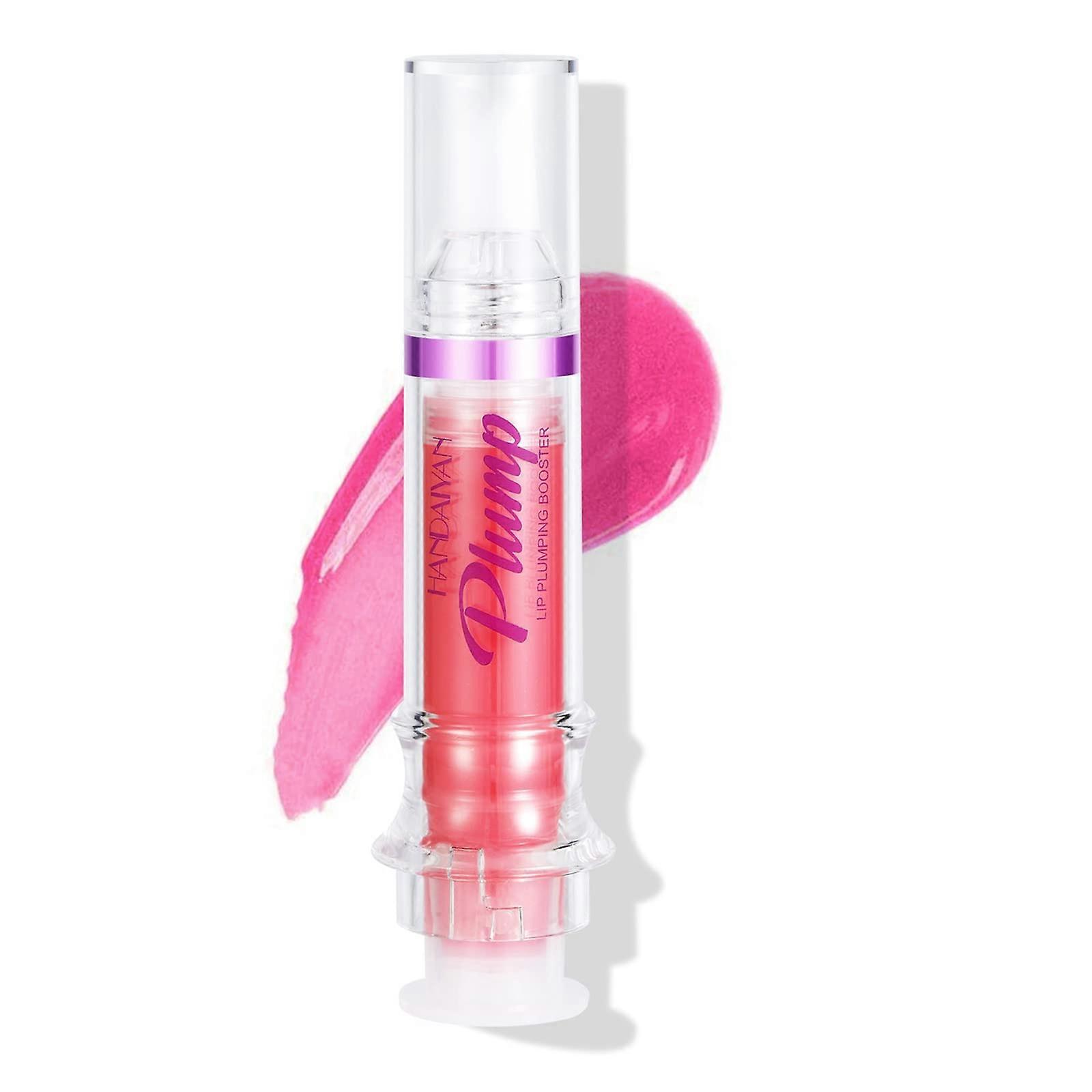 Plumping Lip Gloss with Longlasting Shine and Deep Hydration, Non Sticky Clear Lip Plumper