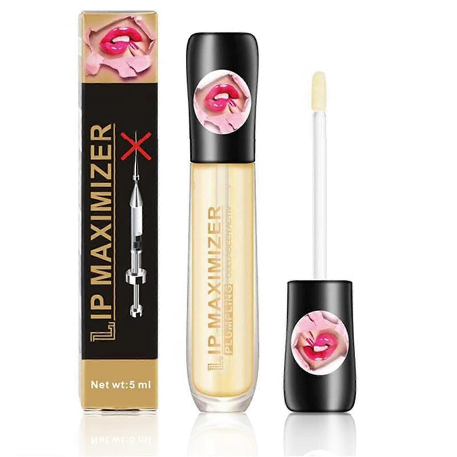 Lip Plumping Serum with Vitamin E for Fuller Lips, Deep Hydration and Smooth Lip Base