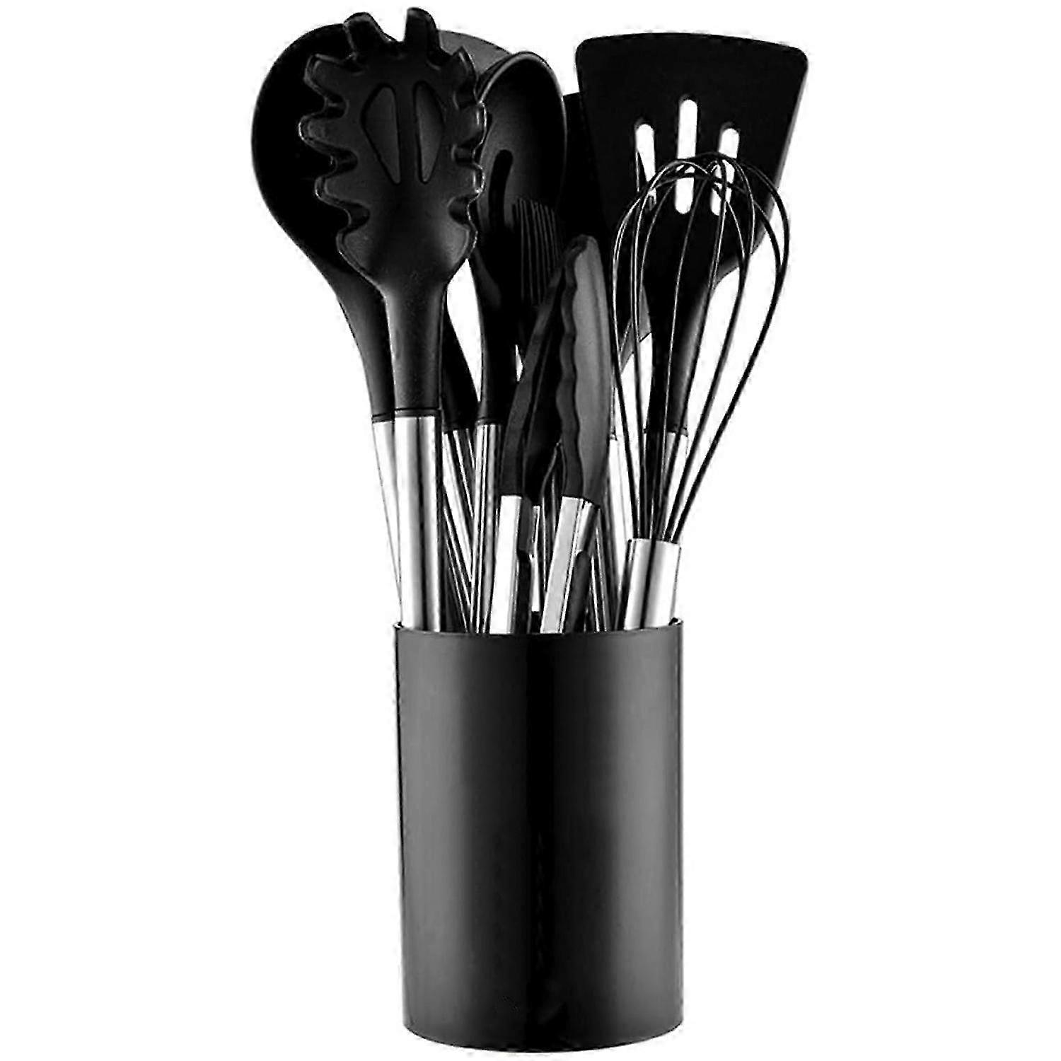 25-26 Functional 12-Piece Silicone Kitchen Tool Set