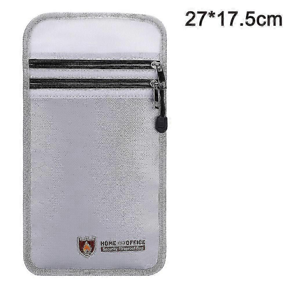 Fireproof Document Bag Fire Resistant & Water Resistant Money Bag