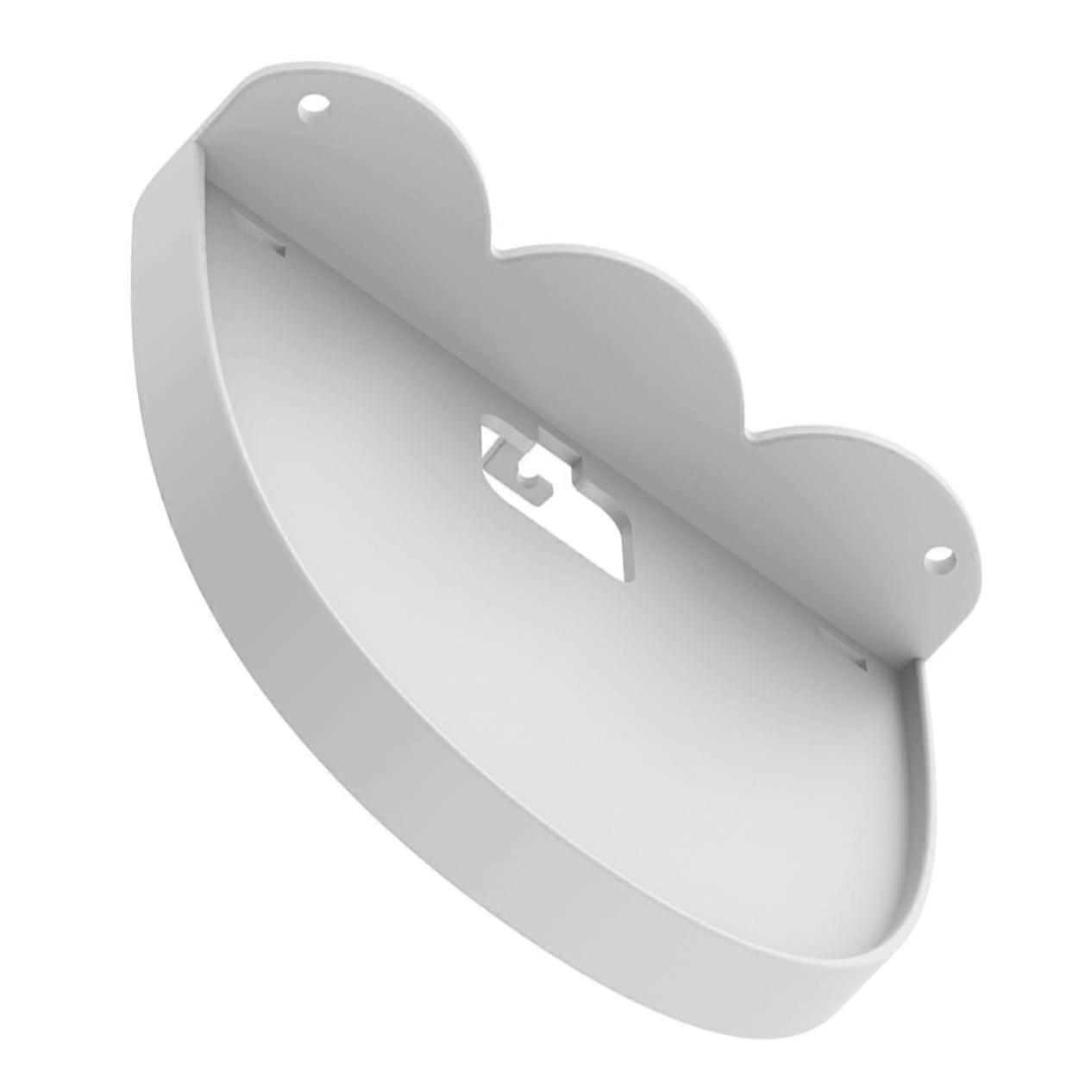 Wall Mounted Speaker Shelf SpaceSaving MultiDevice Organizer for Smart Speakers Router and Cameras White