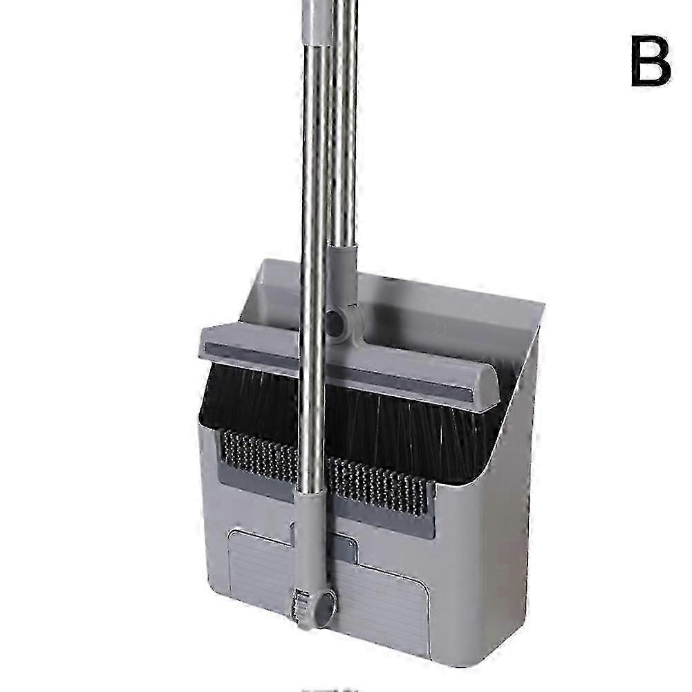 2025 Multi-function Broom Hickened Broom Dustpan Floor Brush Set Indoor