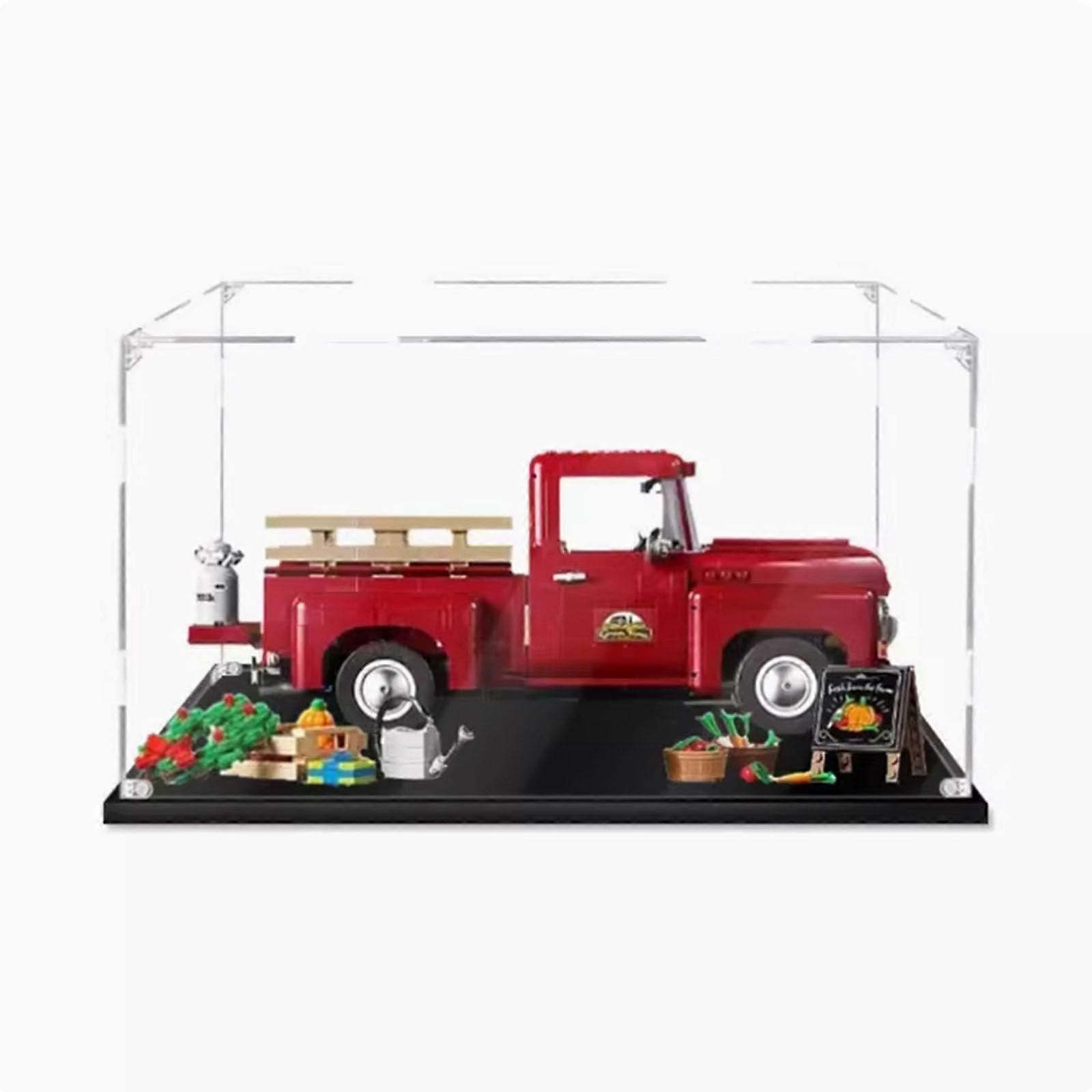 Acrylic Display Case Dustproof Clear Protective Showcase 2mm for  10290 Truck