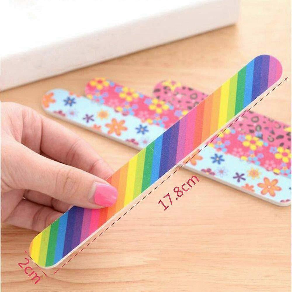 Nail File and Buffer Set 5pcs DoubleSided Blocks for Precise Nail Shaping Manicure Pedicure