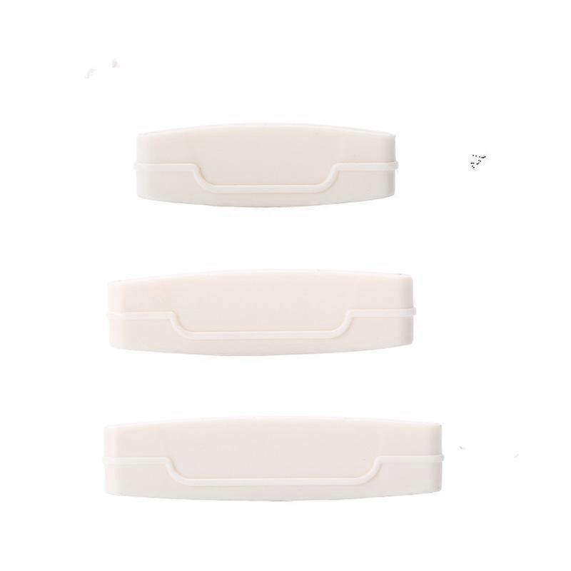3 Pcs Multipurpose Squeeze Ease Tube Squeezer Toothpaste Clip Random Color