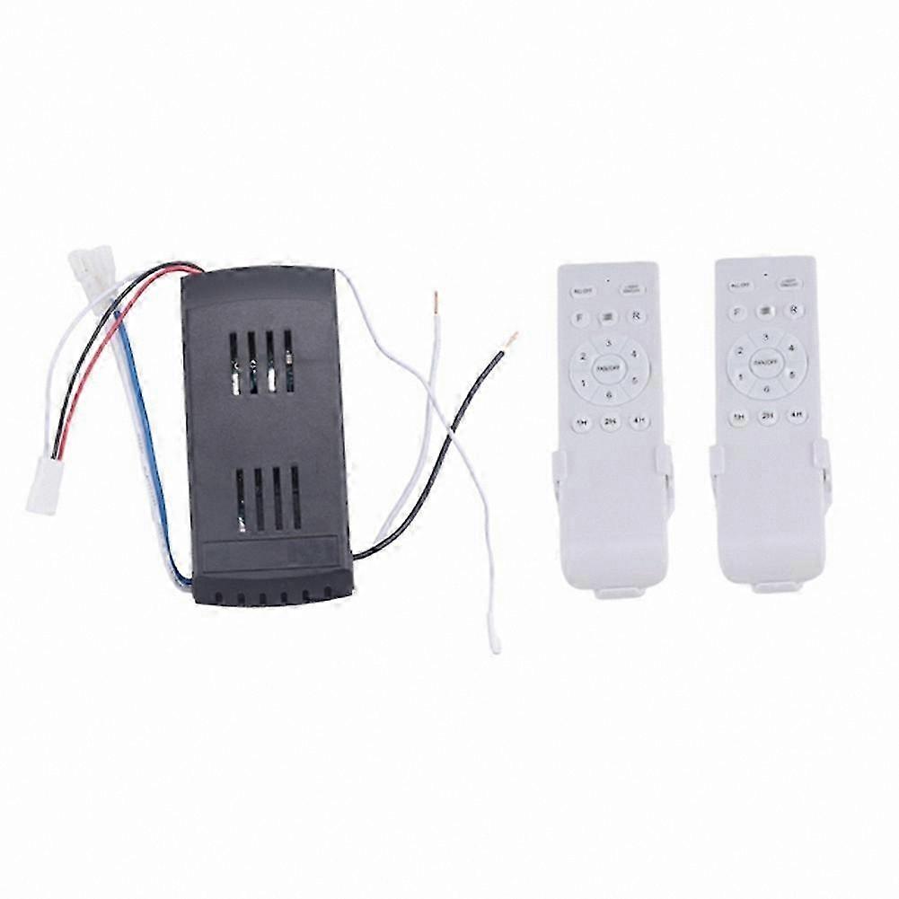 Ceiling Fan Remote Control Kit, 50W 6-Speed Timer Function, Universal Replacement for DC Fans & Lights