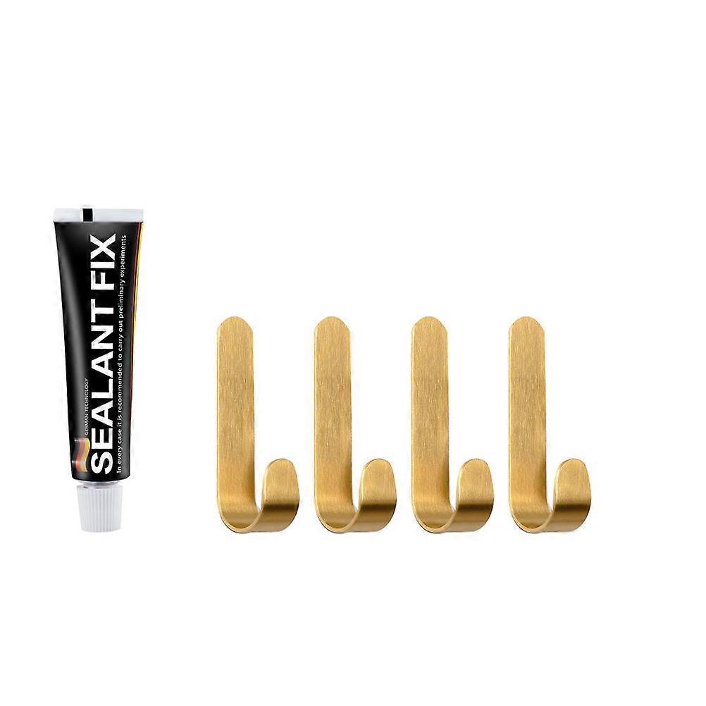 Creative Sticky Hooks Copper Hanging Hook for Hanging Use 15Pcs Pack