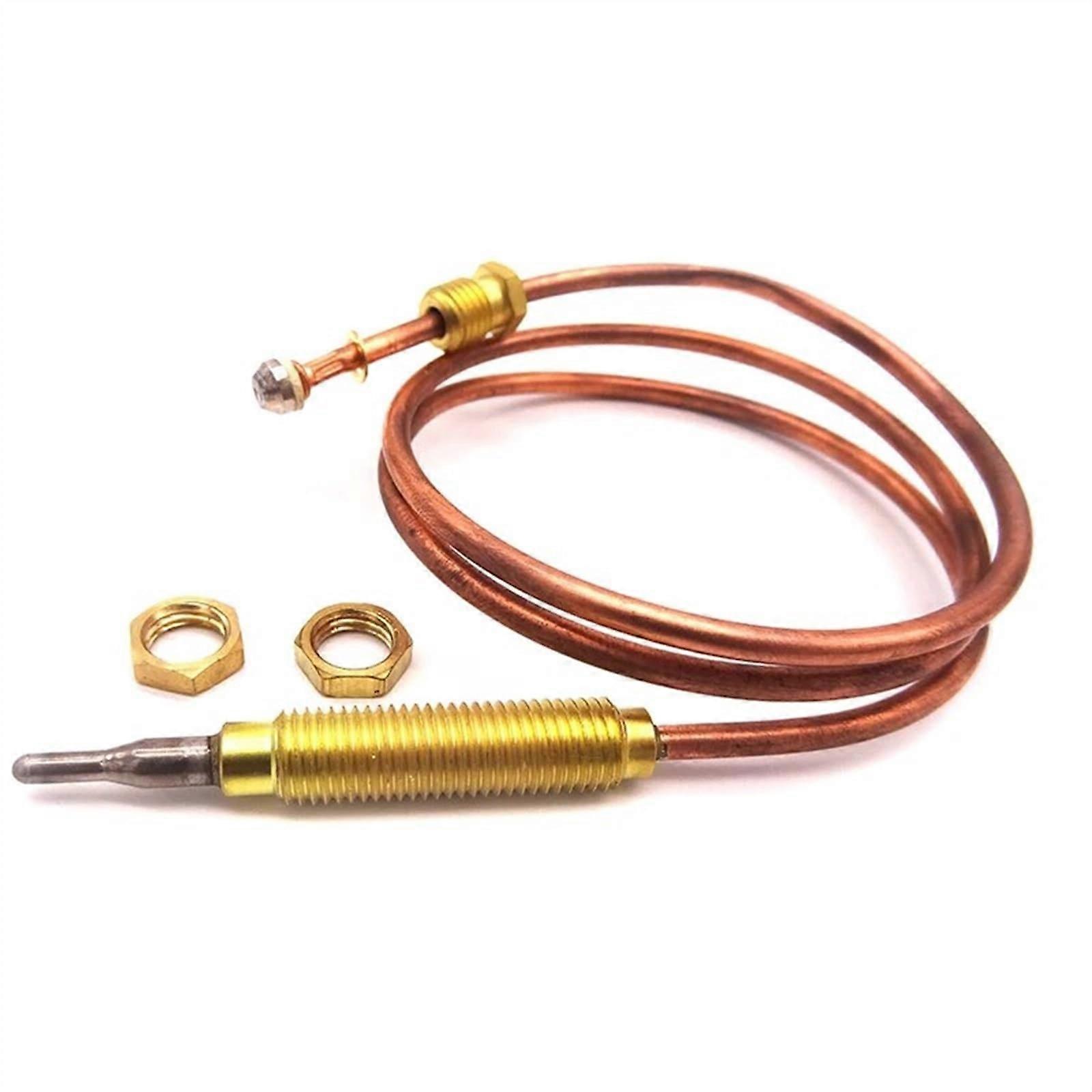 Universal M8X1 Gas Fireplace Thermocouple 600mm Replacement for Fire Pit Pilot