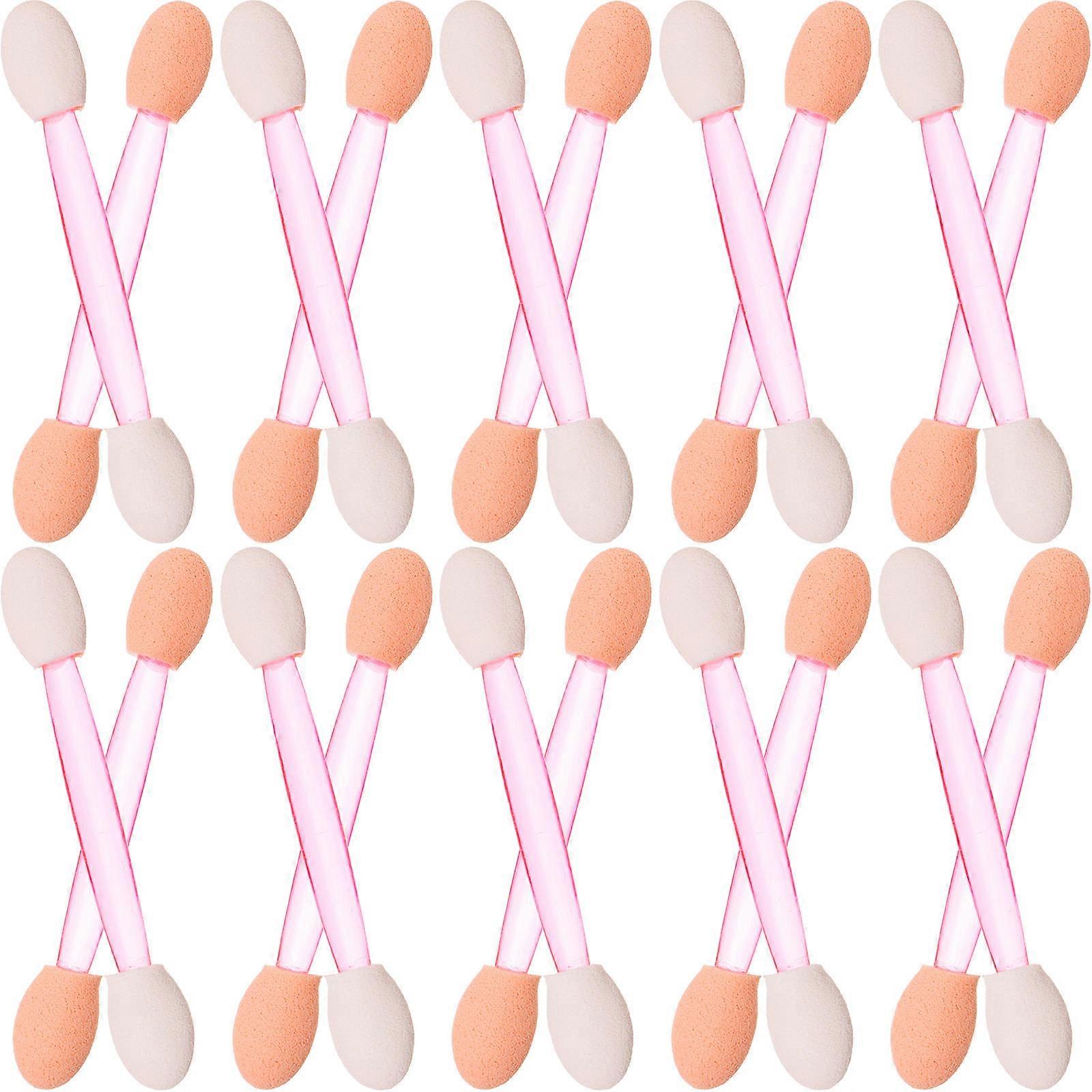 Eyeshadow Sticks Disposable Double-Headed Eyeshadow Brush for 100Pcs Use