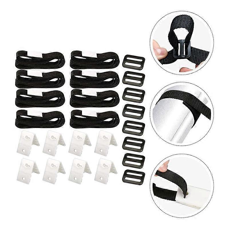 Pool Solar Cover Reel Attachment Straps Kit