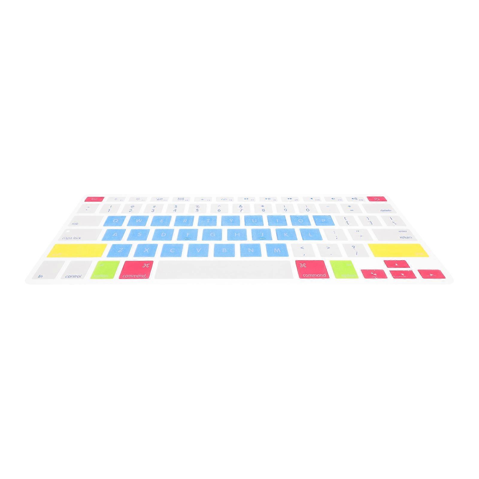 Multi Silicone Keyboard Cover for Protection Use 2Pcs Compatible with Apple Laptop