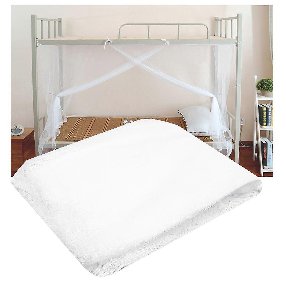 Home Double Mosquito Net Close Bed Net White Simple and Useful