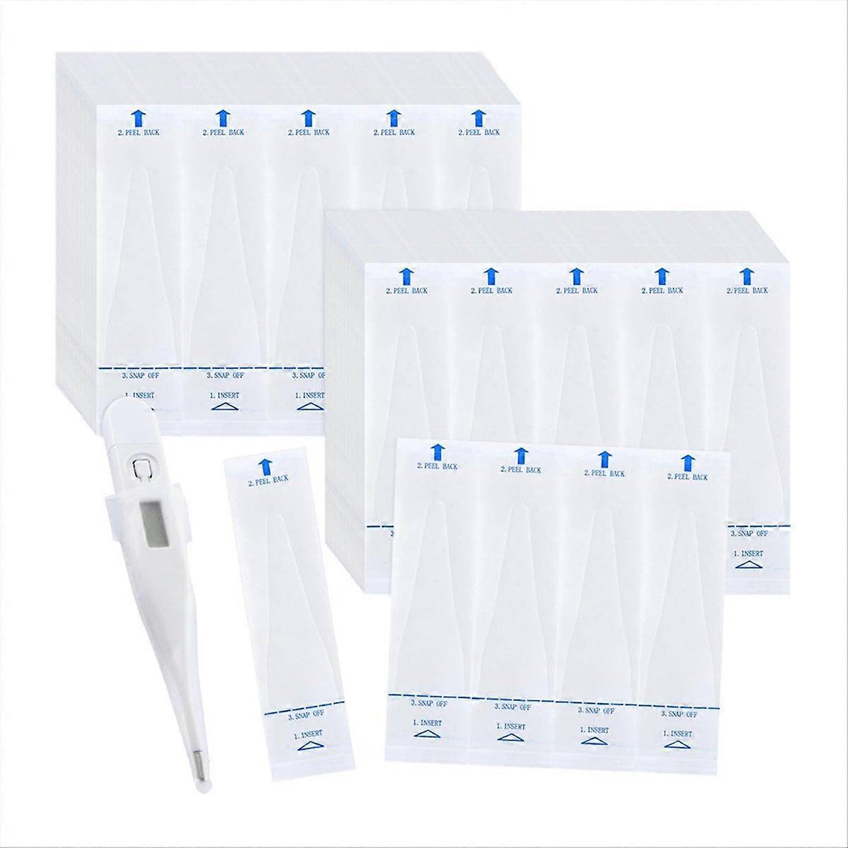 200pcs Disposable Probe Covers for Digital Thermometers Universal